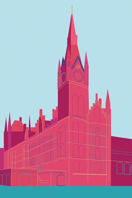 St Pancras by South Island Art wall art