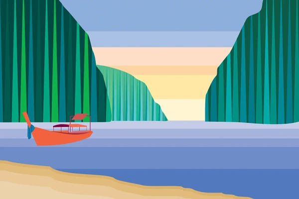 Cliffs: Thailand by South Island Art