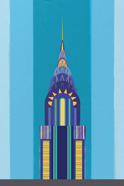 Chrysler Building: Chrysler Building by South Island Art
