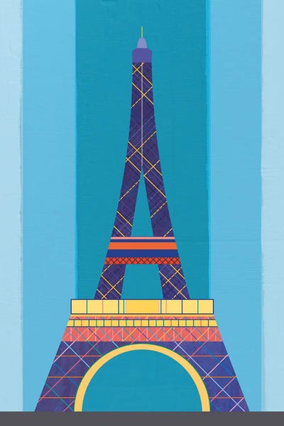 South Island Art: Eiffel Tower by South Island Art