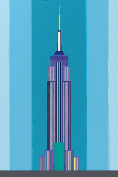 Empire State Building: Empire State Building by South Island Art