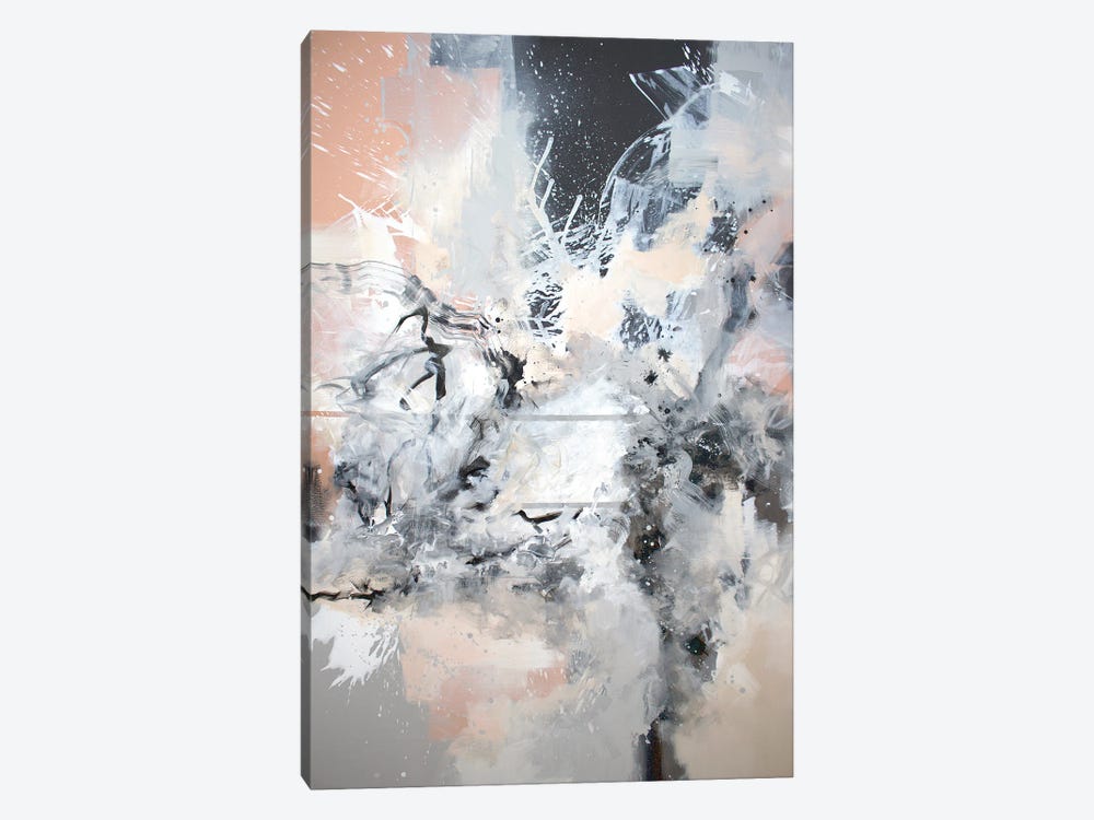 A Cover-Up Is Messy Business by Sana Jamlaney 1-piece Canvas Artwork
