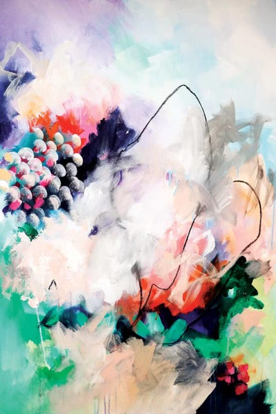 Abstract Expressionism: Singing In The Rain by Sana Jamlaney