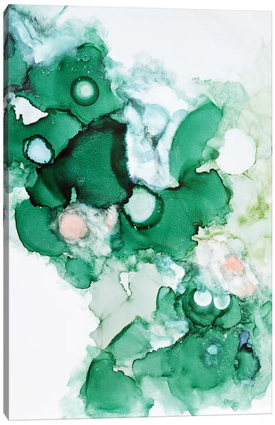 Green I Canvas Art Print - Sana Jamlaney