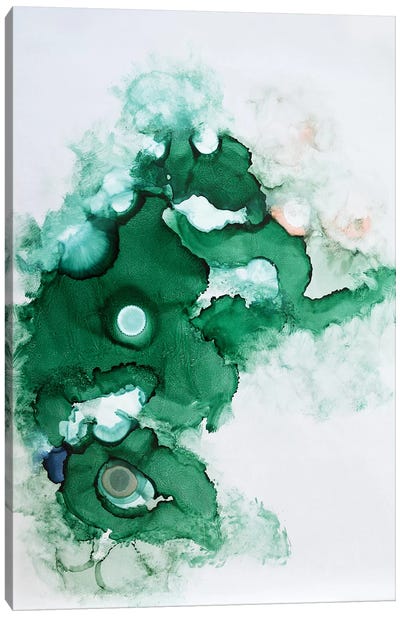Green II Canvas Art Print - Sana Jamlaney