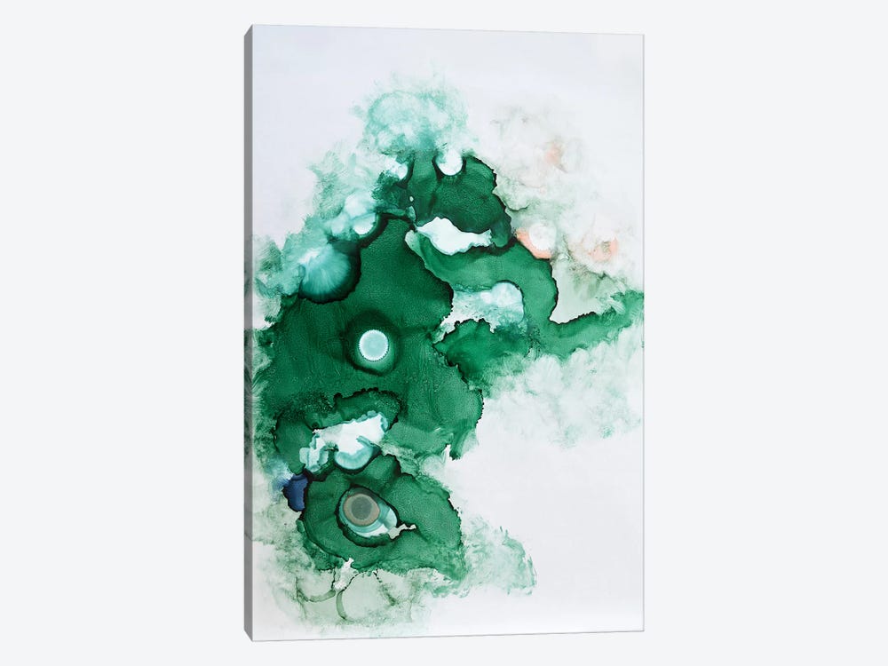 Green II by Sana Jamlaney 1-piece Canvas Wall Art