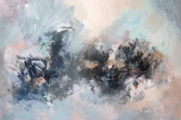 Abstract Expressionism: Dark Horse by Sana Jamlaney