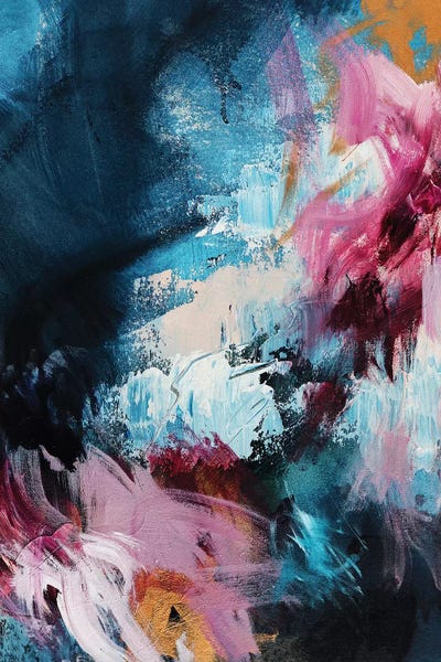 Jewel Tone Abstracts: Gongbi II by Sana Jamlaney