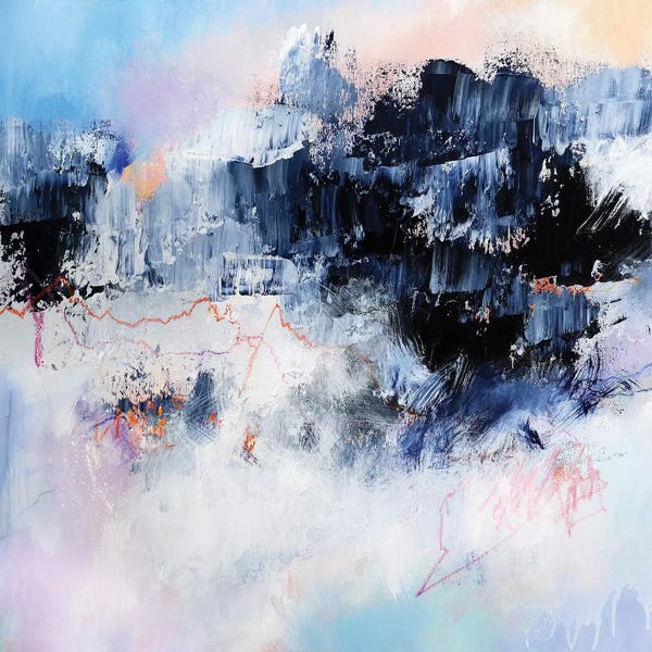 Abstract Expressionism: Freezing Point  by Sana Jamlaney