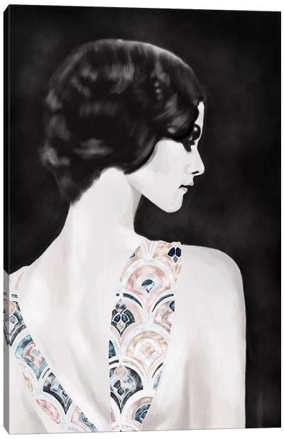 Follie Canvas Art Print - Art Deco