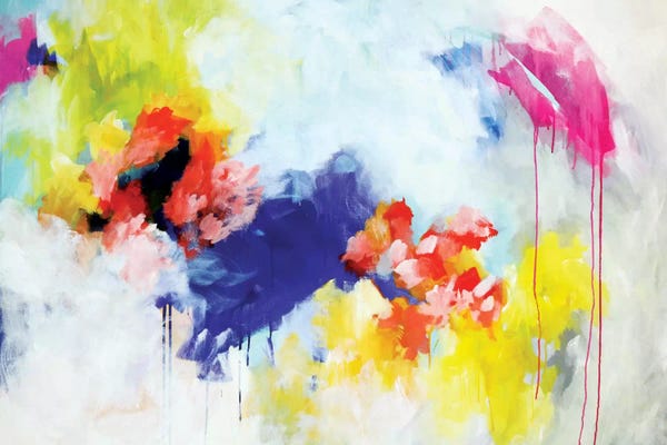 Large Modern Art - Canvas Prints: I'll Meet You There by Sana Jamlaney