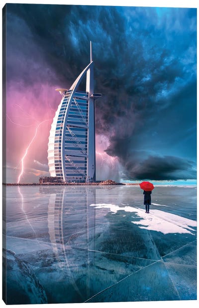 Frozen Dubai Canvas Art Print - United Arab Emirates Art