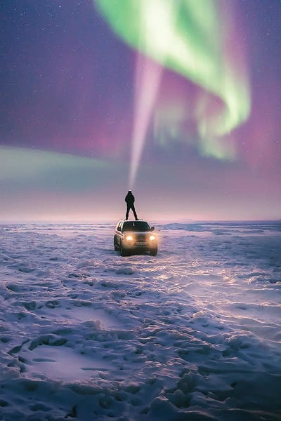 Aurora Borealis: Look At The Stars by Siroj Hodjanazarov