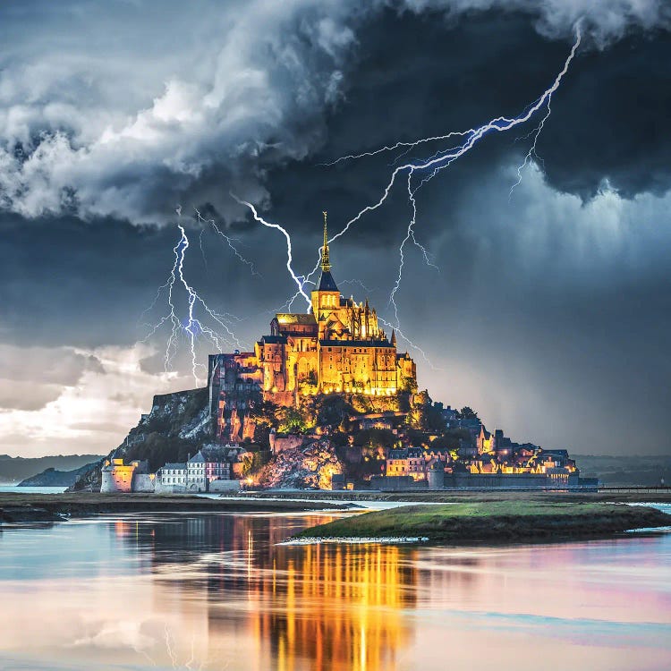 Mont Sait Michel by Siroj Hodjanazarov wall art