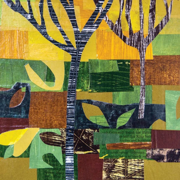 Fine Art Print: Woodland Tapestry by Sue Johnson