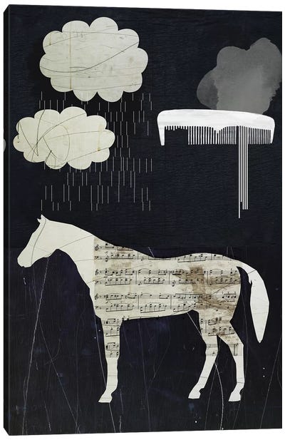 Horses In My Dreams Canvas Art Print - Sarah Jarrett