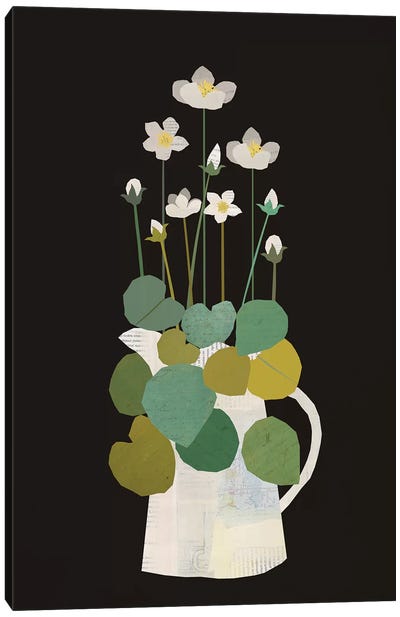 Jug Of Spring Flowers Canvas Art Print - Sarah Jarrett