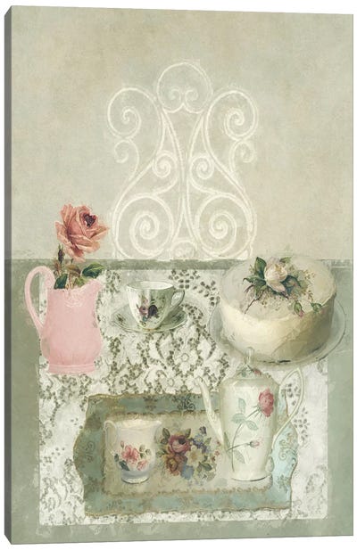 Afternoon Tea Still Life Canvas Art Print - Sarah Jarrett