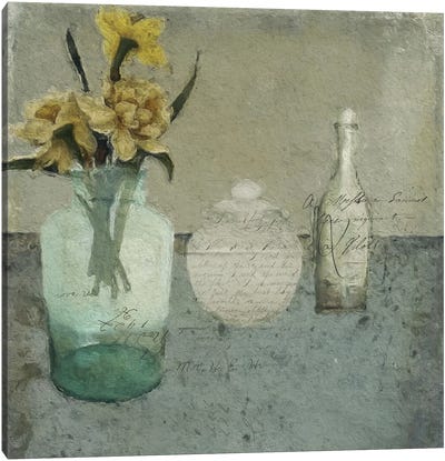 Spring On My Table Canvas Art Print - Sarah Jarrett