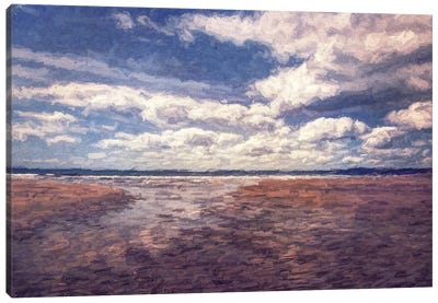 Summer Sea Canvas Art Print - Sarah Jarrett