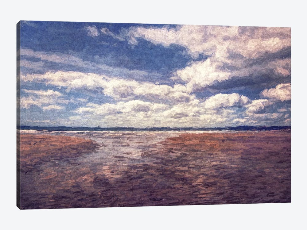 Summer Sea by Sarah Jarrett 1-piece Canvas Print