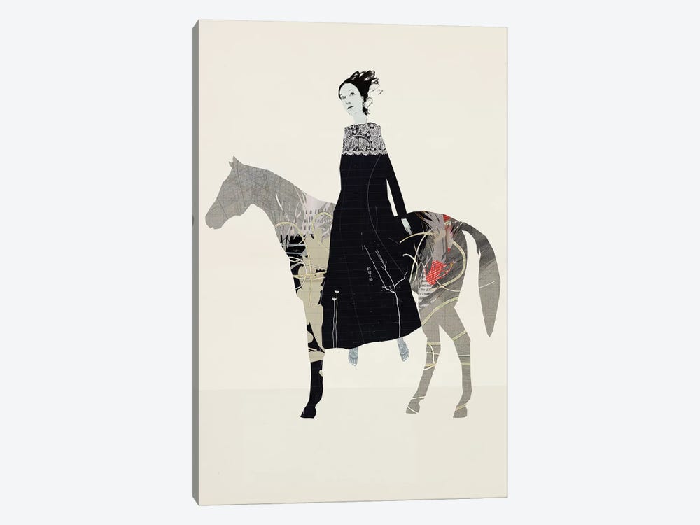 The Runaway Horse by Sarah Jarrett 1-piece Canvas Artwork