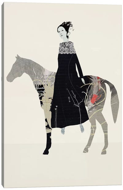 The Runaway Horse Canvas Art Print - Sarah Jarrett