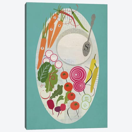 Winter Salad Canvas Print #SJR81} by Sarah Jarrett Canvas Print