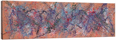 In Her Mood Canvas Art Print - Similar to Jackson Pollock
