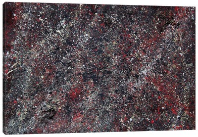 Mist Composition in Oxidization Canvas Art Print - Similar to Jackson Pollock