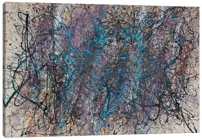 Spoken Canvas Art Print - Similar to Jackson Pollock