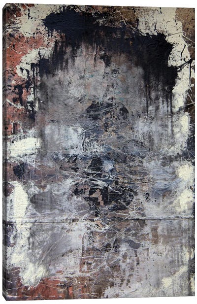 Voice of Murder Canvas Art Print - Similar to Jackson Pollock