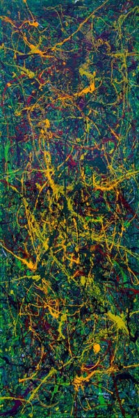 Abstract Expressionism: Blood in the Grass by Shawn Jacobs