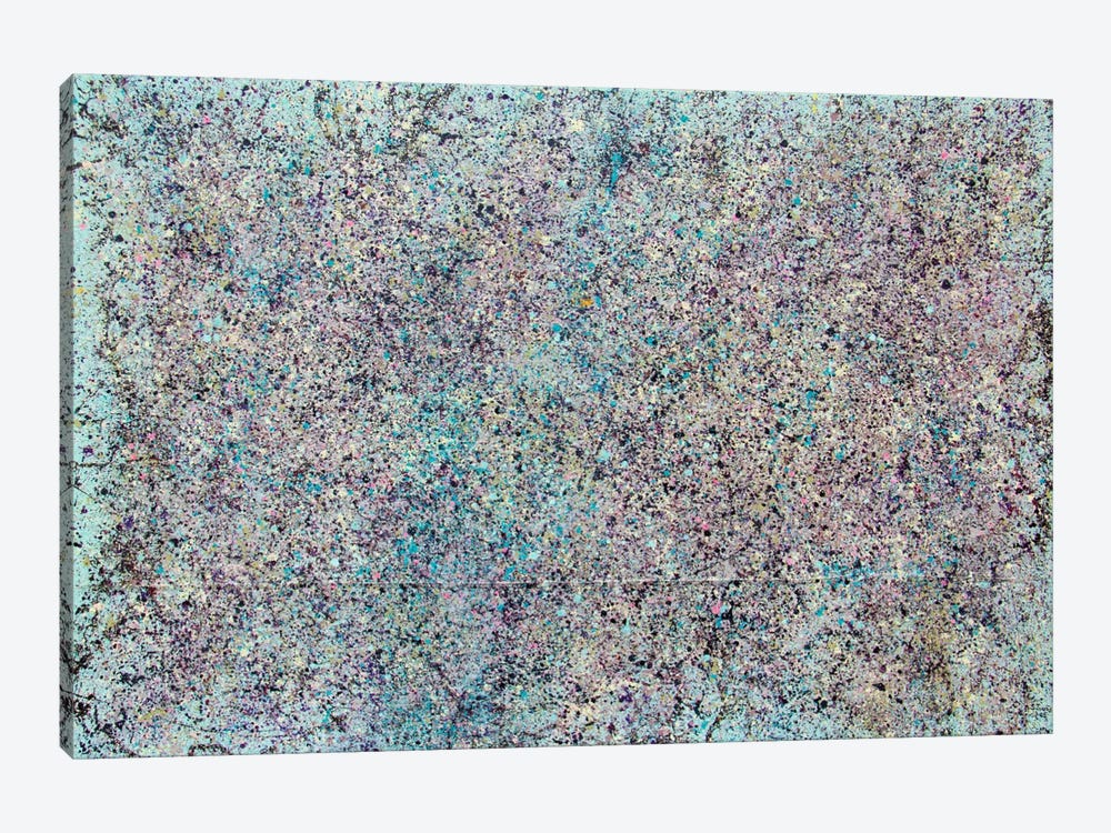 Mist Composition in Azure 1-piece Canvas Art Print