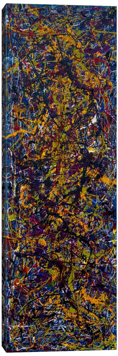 Night Movements Canvas Art Print - Similar to Jackson Pollock