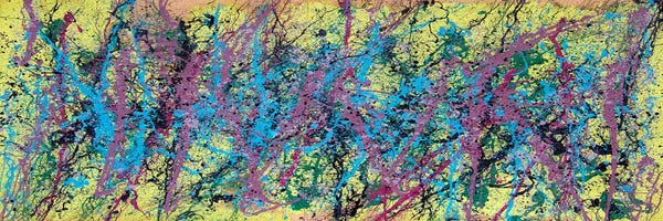 Similar To Jackson Pollock: She Asked Me... by Shawn Jacobs