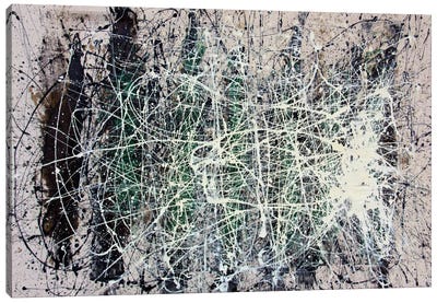 The Web Canvas Art Print - Similar to Jackson Pollock