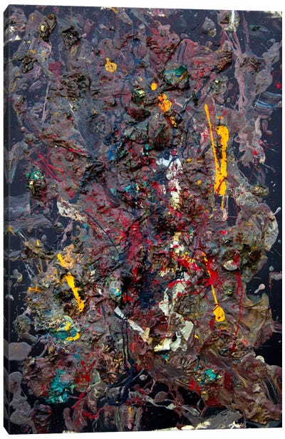 Untitled 03 Canvas Art Print - Similar to Jackson Pollock