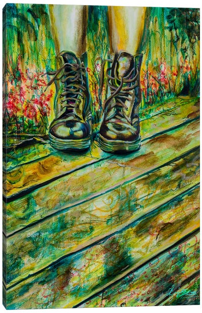 Untold Stories Canvas Art Print - Boots
