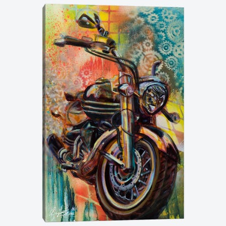 Ride The Wind Canvas Print #SJU13} by Sanjukta Mitra Canvas Art Print
