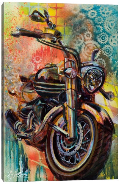 Ride The Wind Canvas Art Print - Sanjukta Mitra