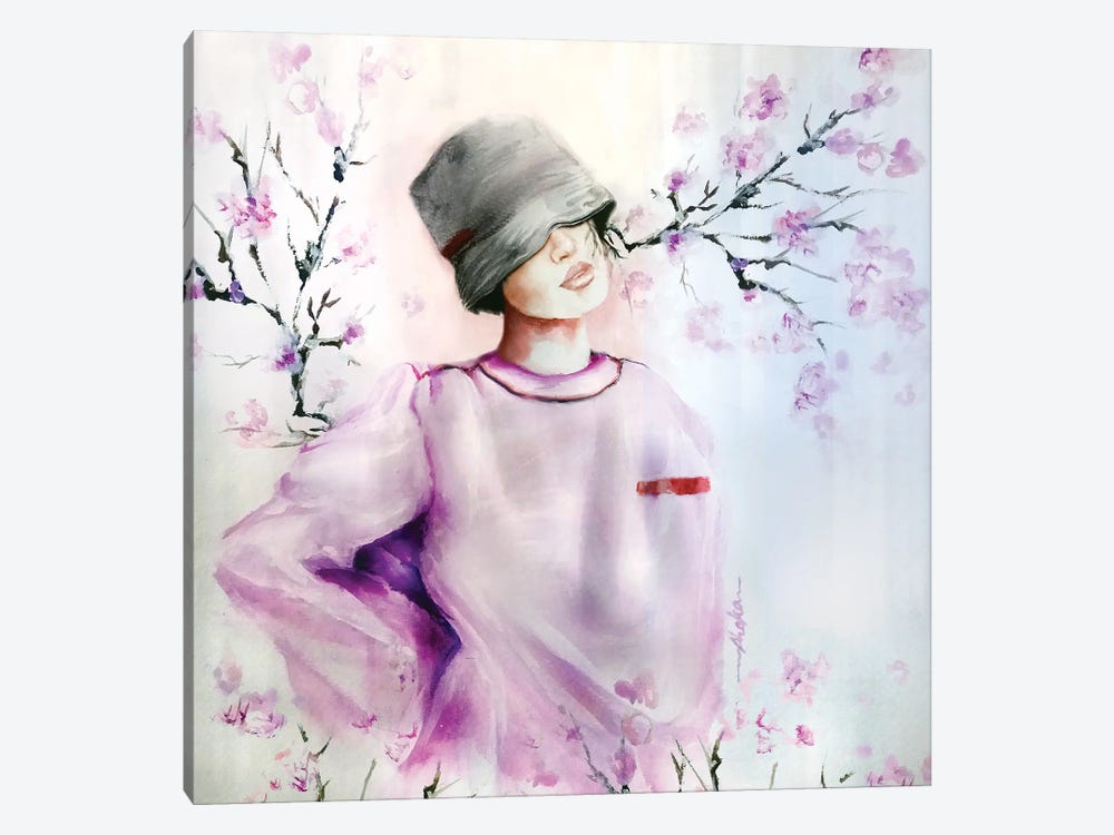 Spring Girl by Shokoufeh Attari 1-piece Art Print