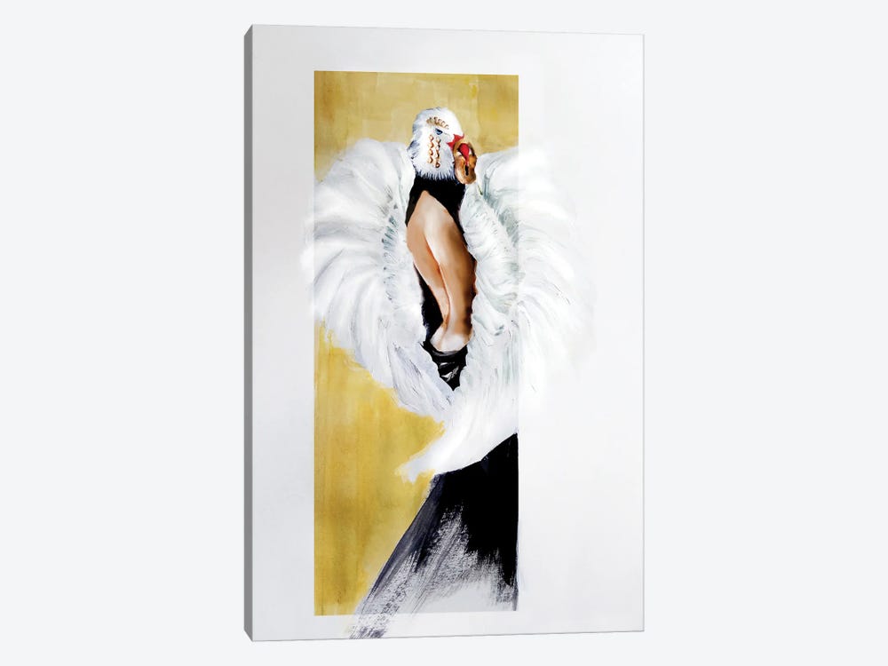 White Wings by Shokoufeh Attari 1-piece Canvas Print