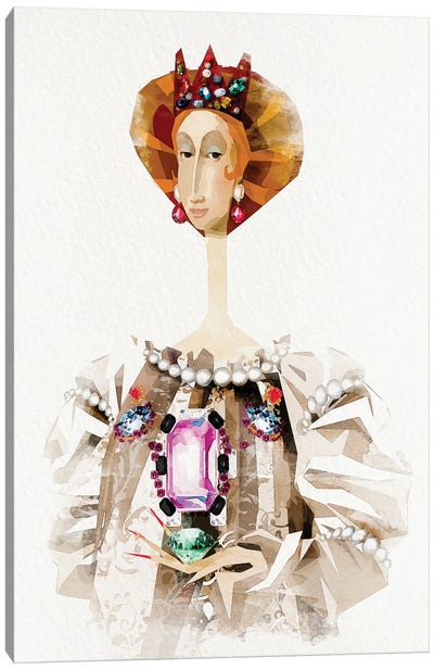 The Crystal Lady Canvas Art Print - Shokoufeh Attari