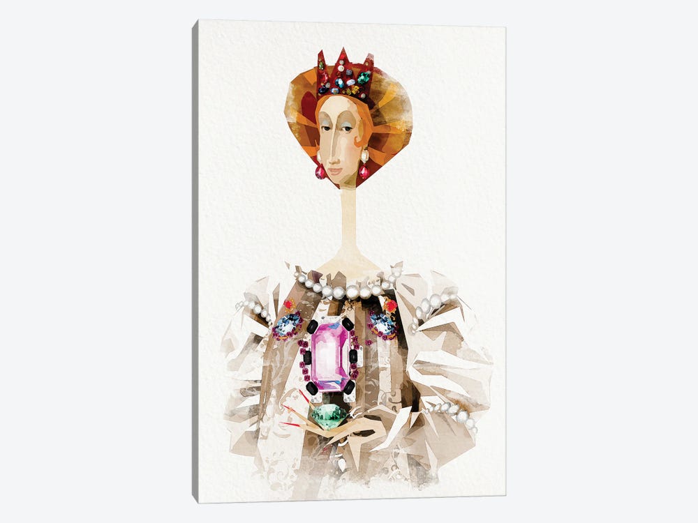 The Crystal Lady by Shokoufeh Attari 1-piece Canvas Wall Art