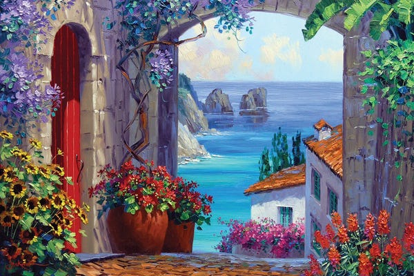 Kitchen: Colors Of Capri by Mikki Senkarik
