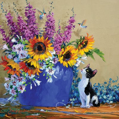 Enchanted by Mikki Senkarik framed canvas print