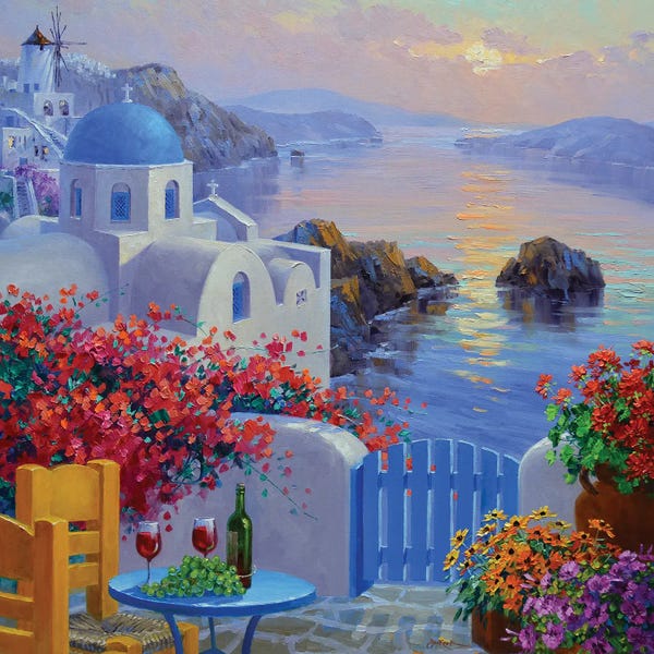 Coastal Villages & Towns: Evening's Allure by Mikki Senkarik