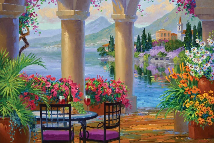 Forever Lake Como by Mikki Senkarik wall art