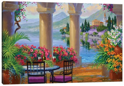 Forever Lake Como Canvas Art Print - Mikki Senkarik